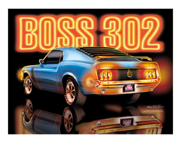 1970 Grabber Blue Mustang Boss 302