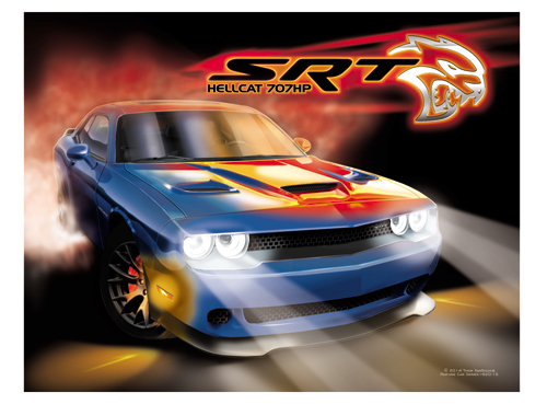 Jazz Blue Hellcat SRT