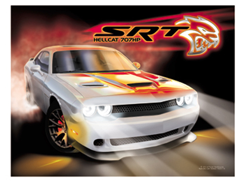 Billet Silver Hellcat SRT