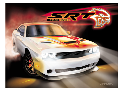 Ivory White Hellcat SRT