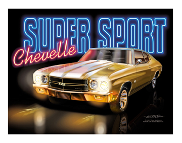 1970 Chevelle SS Gold - White SS Stripe