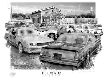 16x20 "Rusty Relics" - Monet Carlo Print