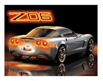 Cyber Gray Z06 Corvette