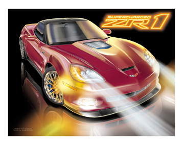 C6 -  Crystal Red ZR1 Corvette