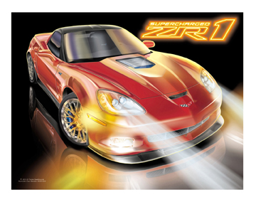 C6 -  Red ZR1 Corvette