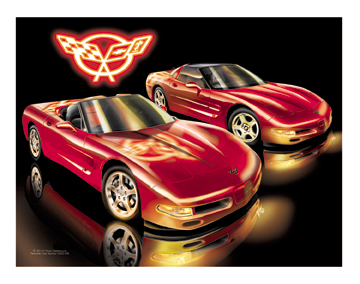 C5 - Torch Red Corvette